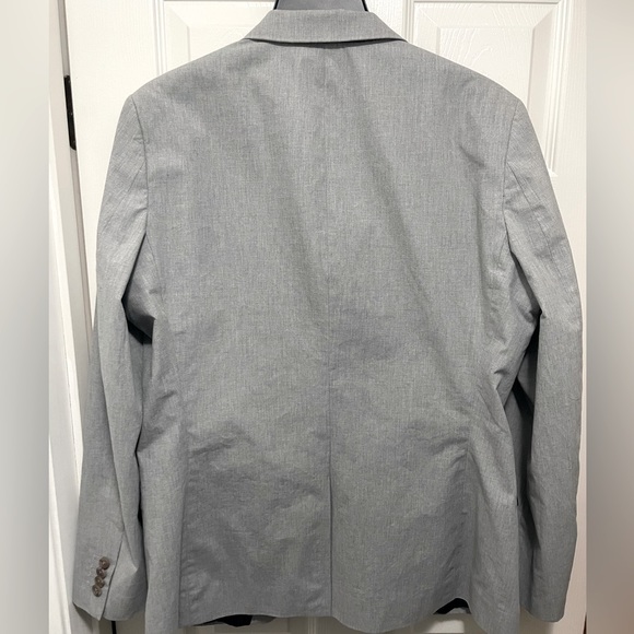 Banana Republic Mens 42R Tailored Slim Fit Gray 2 Button Sport Coat/Blazer - Picture 2 of 7